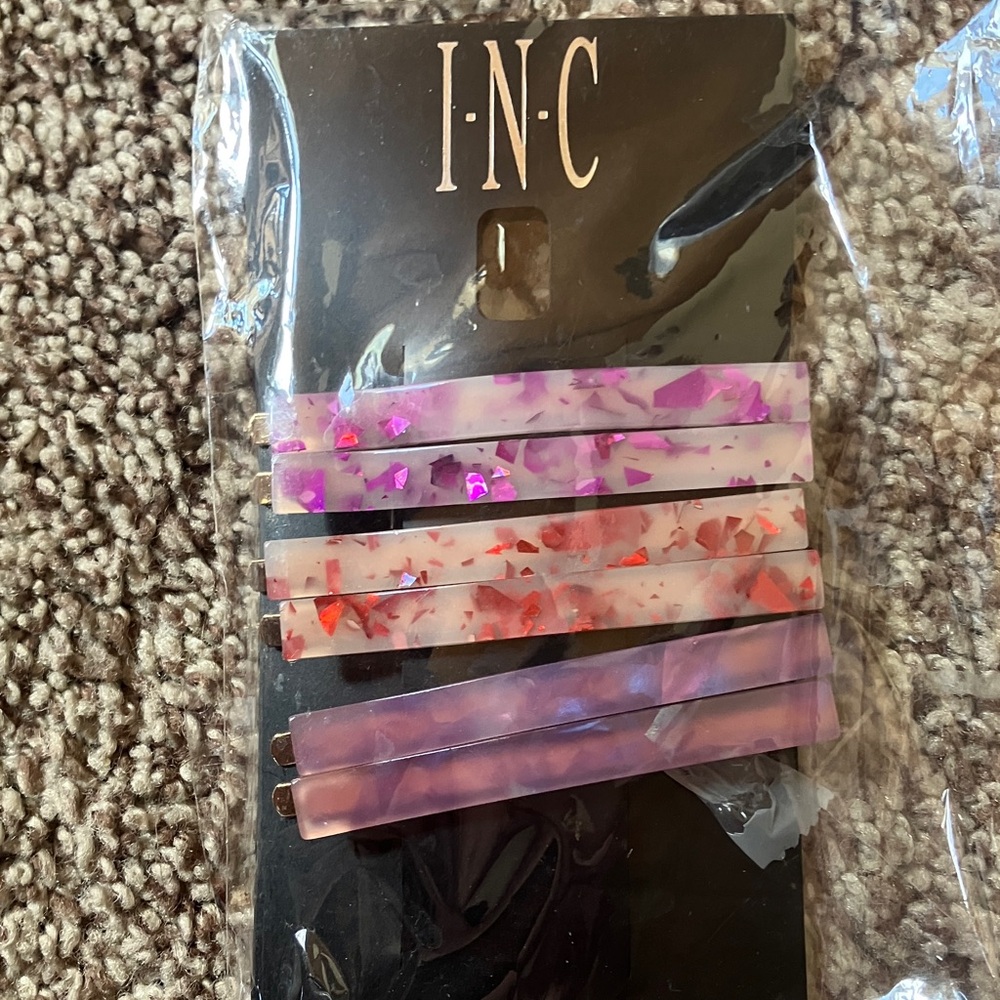 INC International Concepts Multicolor Hair Clip Set